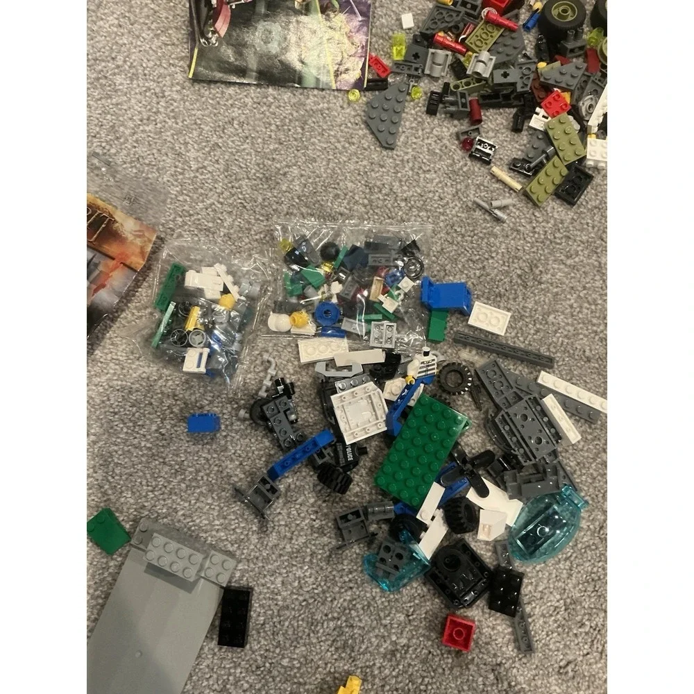 LEGO & Mega Bloks Bulk Lot Building Blocks/ Hobbit &Teenage Ninja Turtles Legos